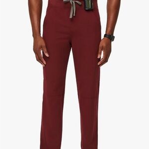 Figs Men's Maroon Scrubs